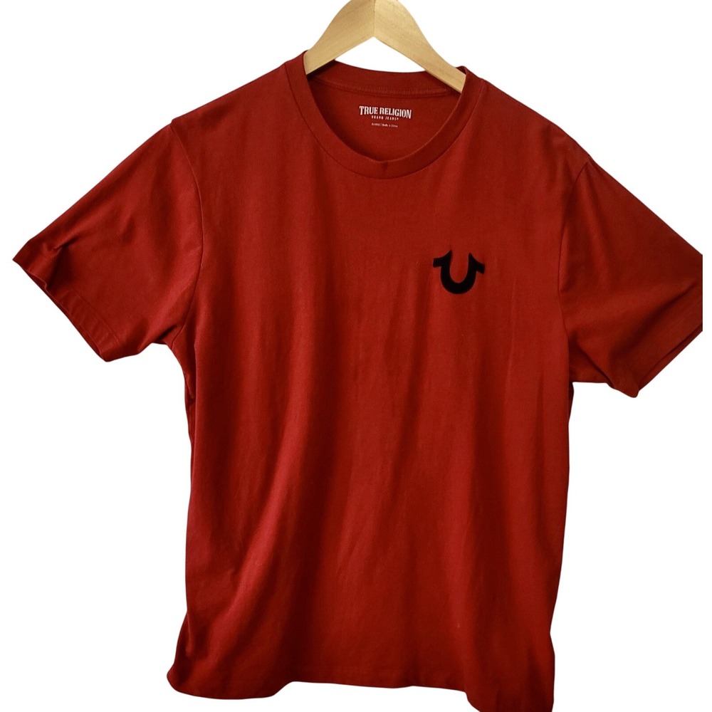True Religion Red Buddha Tee T-Shirt Size Men's XL